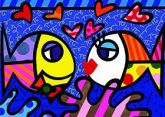 Painel Pintura Acrilica POP ARTE 70x100